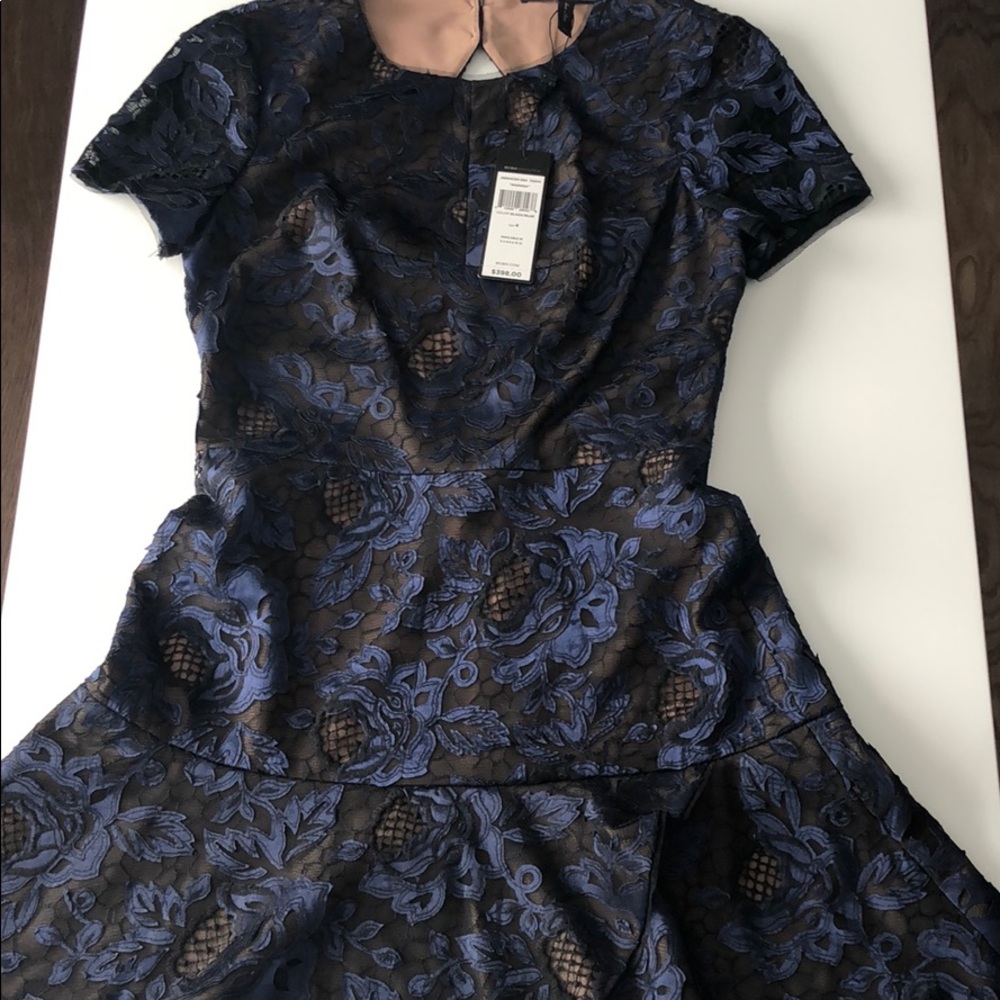 NWT BCBG BLUE/BLACK “Marissa” dress - Picture 8 of 9